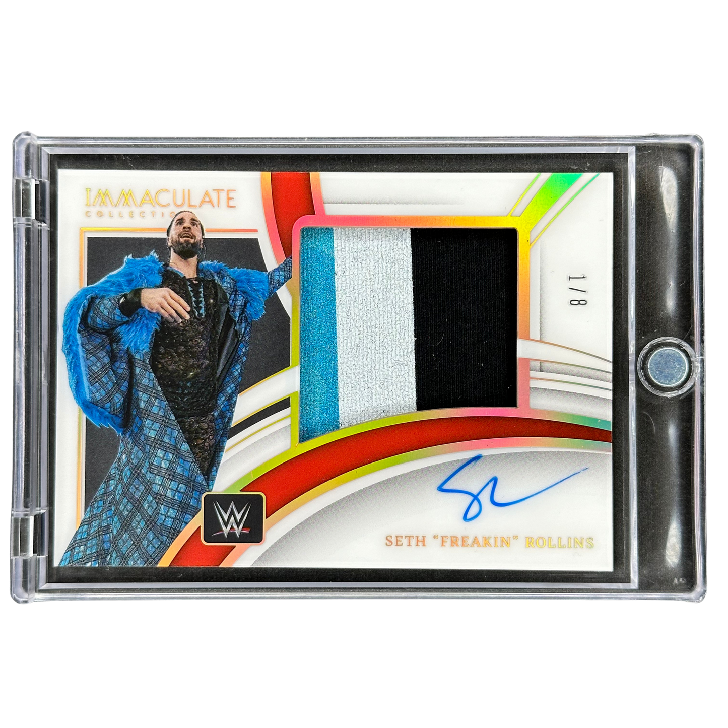 Seth "Freakin" Rollins 2022 Immaculate Memorabilia Auto 1/8 #PM-SFR