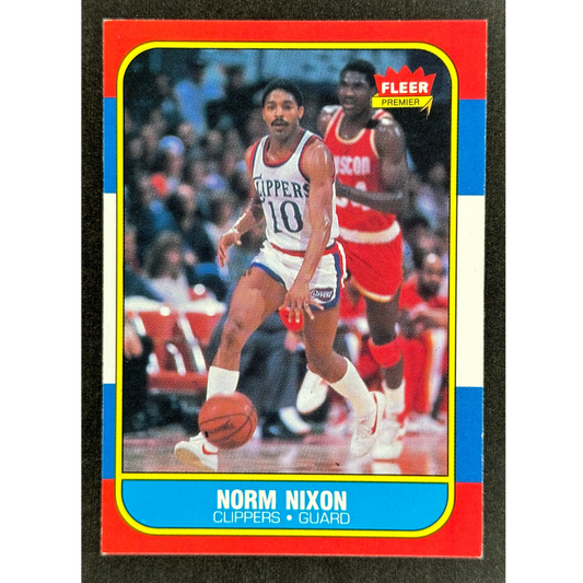 Norm Nixon 1986 Fleer #80