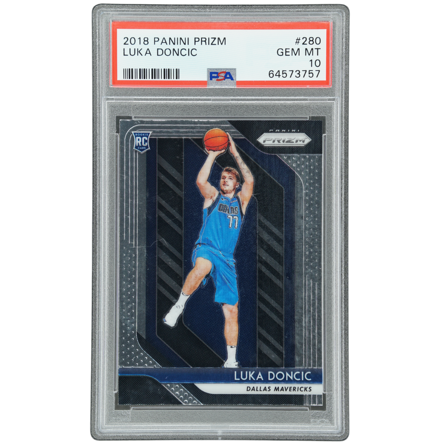 Luka Doncic 2018 Prizm RC Rookie Card PSA 10 #280