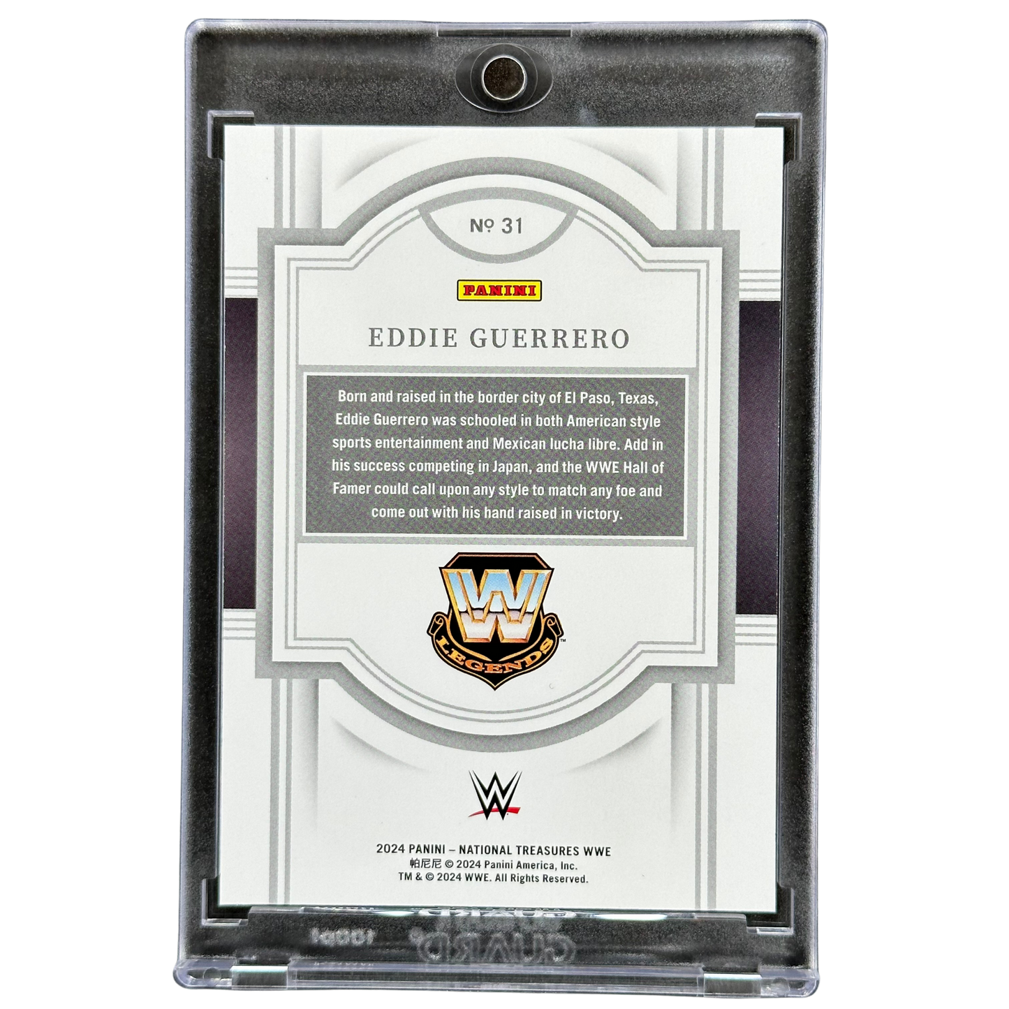 Eddie Guerrero 2024 National Treasures 6/25 #31