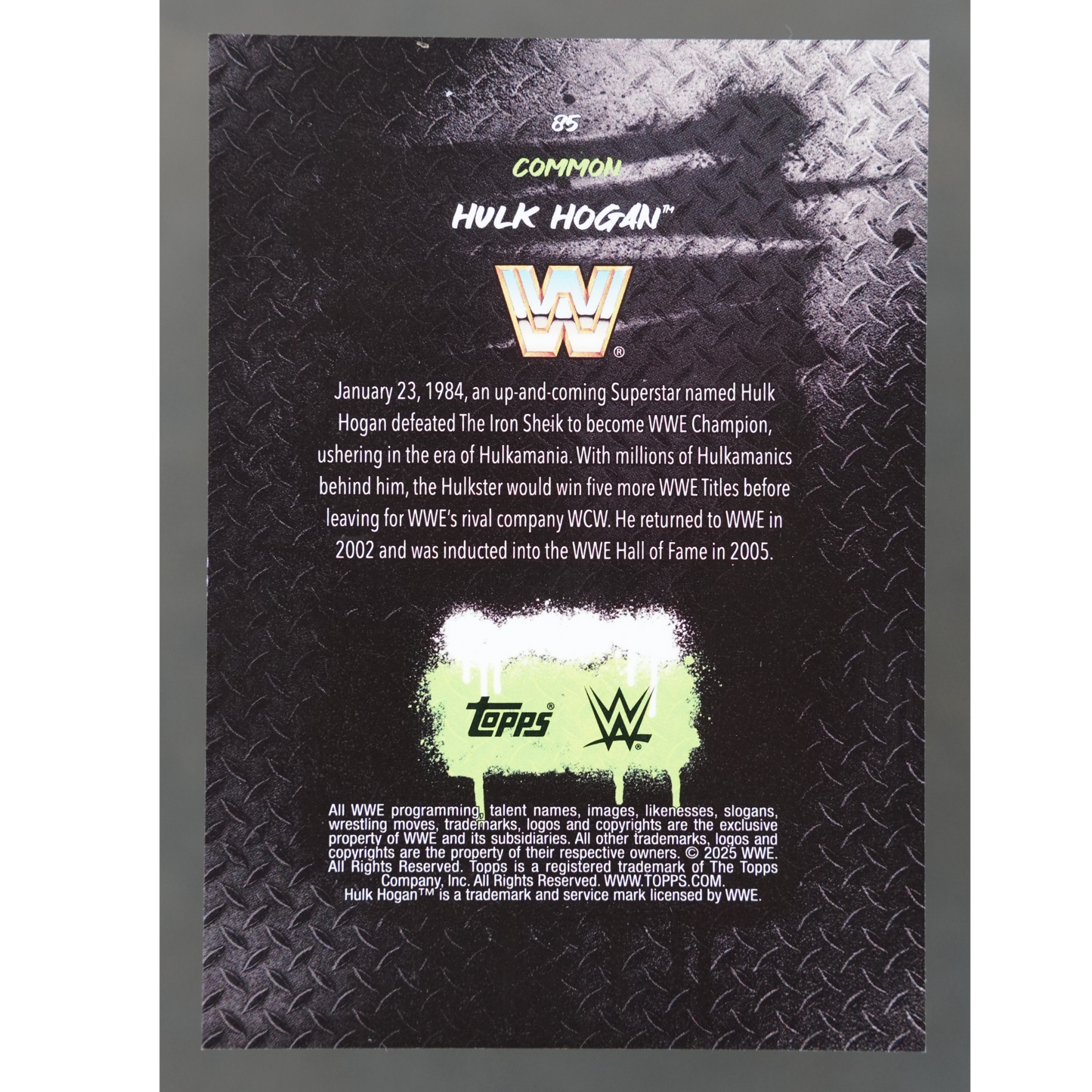 Hulk Hogan 2025 Finest 16/25 #85