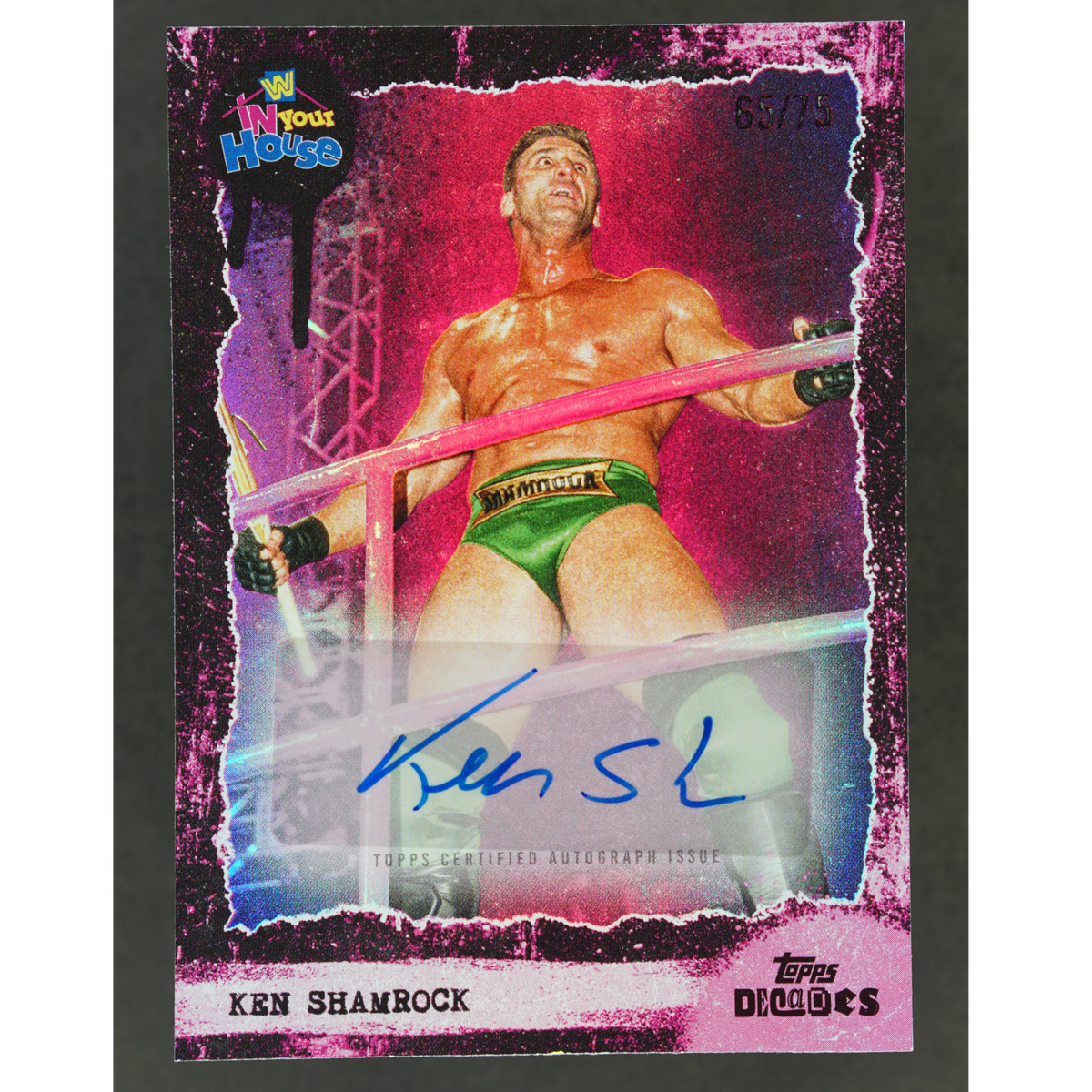 Ken Shamrock 2026 Decades Auto 65/75 #18A