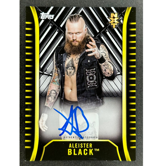 Aleister Black 2018 NXT Auto #A-AB