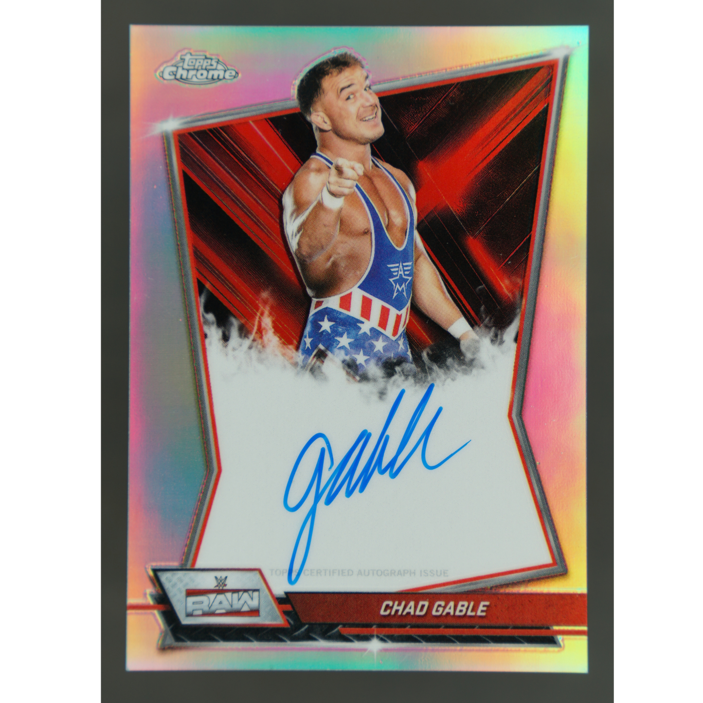 Chad Gable 2026 Chrome Red Brand Auto Refractor #RBA-CHA