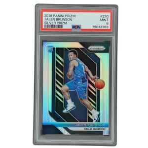 Jalen Brunson 2018 Prizm Silver RC Rookie Card PSA 9 #250