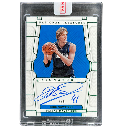 Dirk Nowitzki 2021 National Treasures Auto 5/5