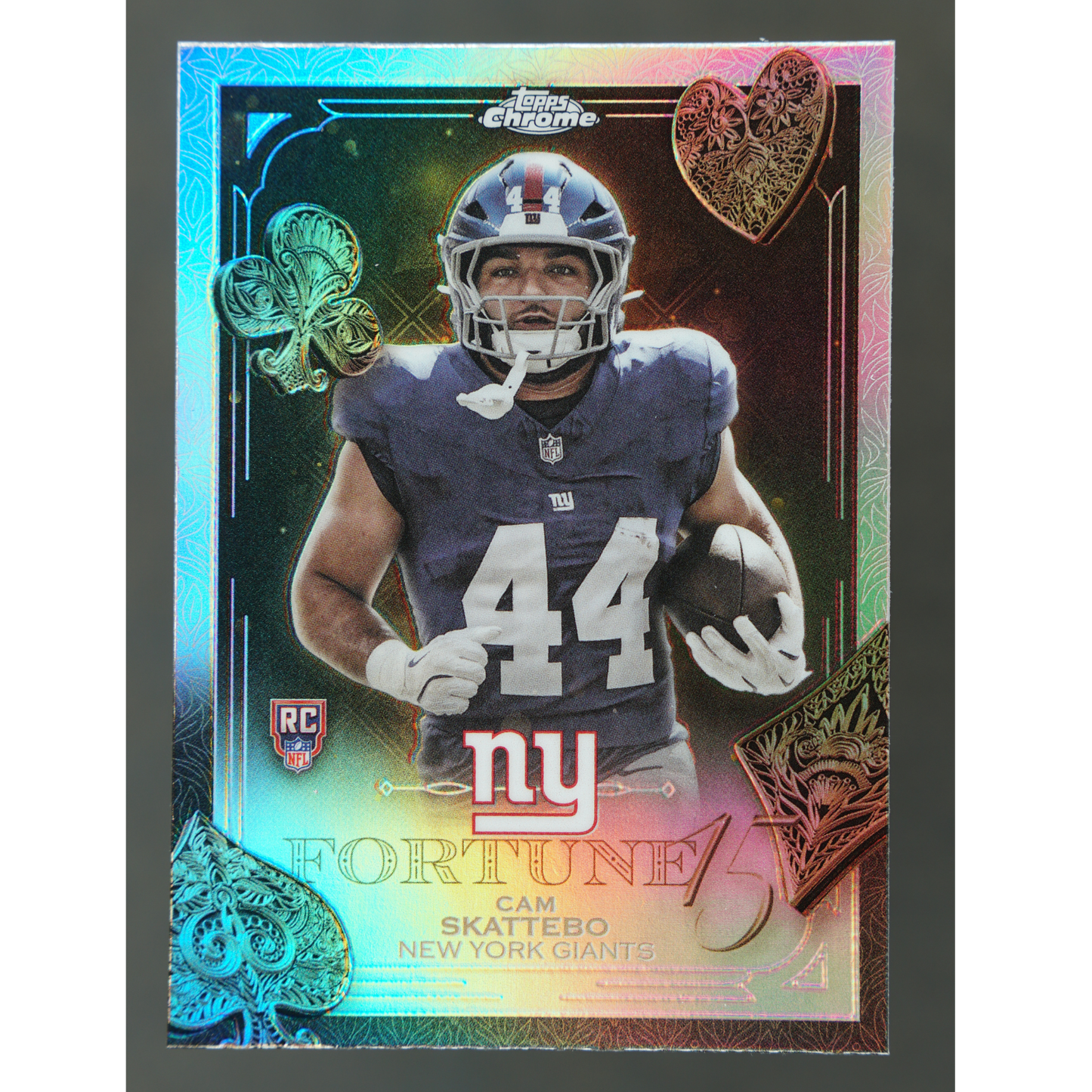 Cam Skattebo 2025 Chrome Fortune 15 RC Refractor #F15-27