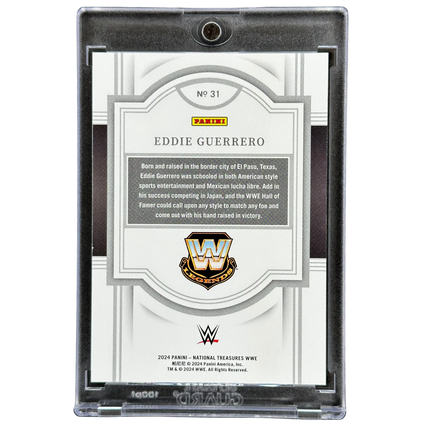 Eddie Guerrero 2024 National Treasures 6/75 #31