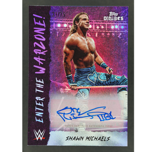 Shawn Michaels 2026 WWE Decades Enter the Warzone Auto 31/75 #2A