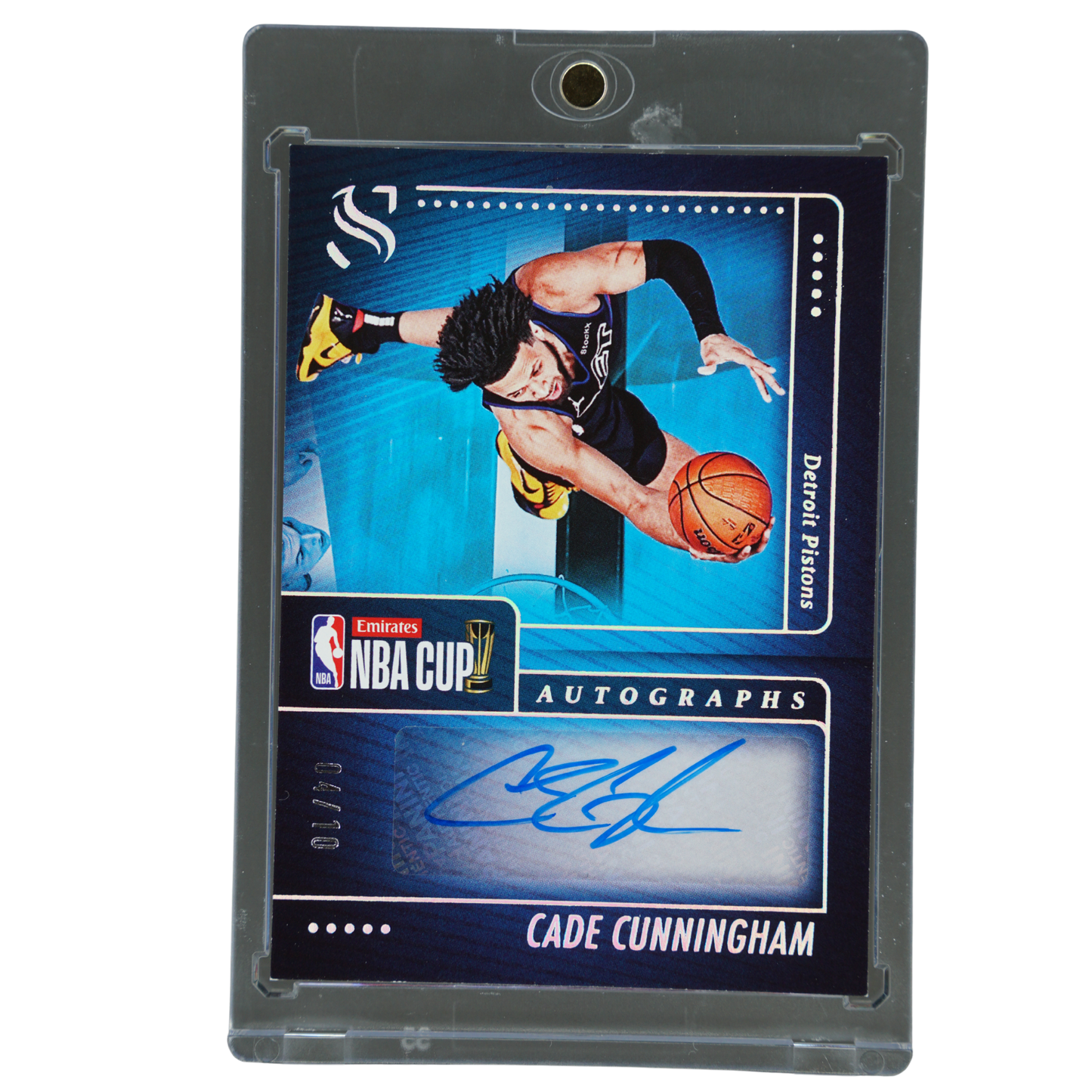 Cade Cunningham 2024 Silhouette 4/10 NBA Cup Auto #CUP-CAD