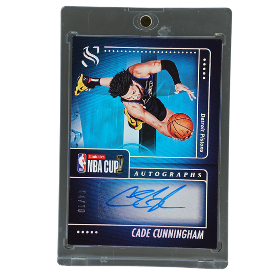 Cade Cunningham 2024 Silhouette 4/10 NBA Cup Auto #CUP-CAD