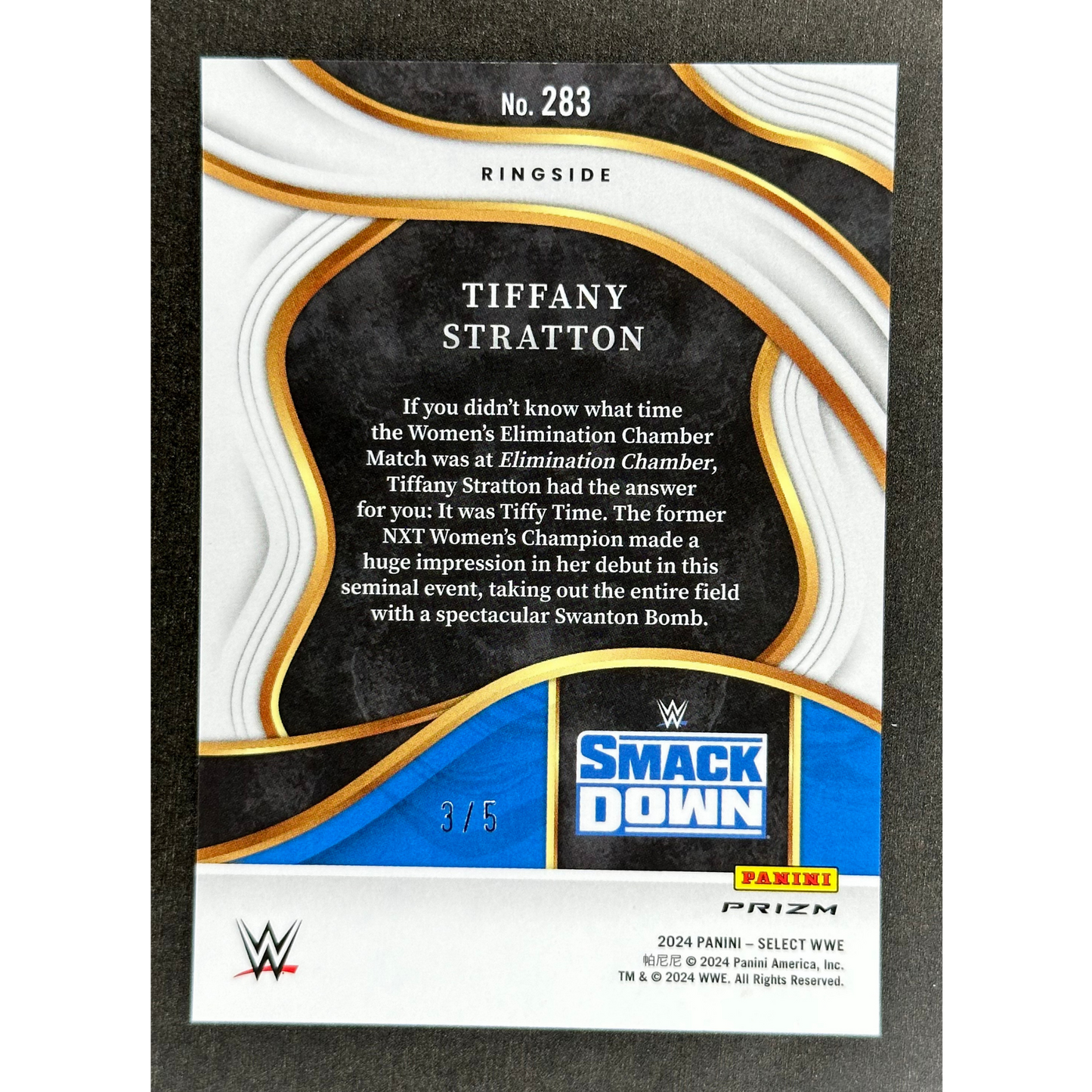 Tiffany Stratton 2024 Ringside 3/5 #283