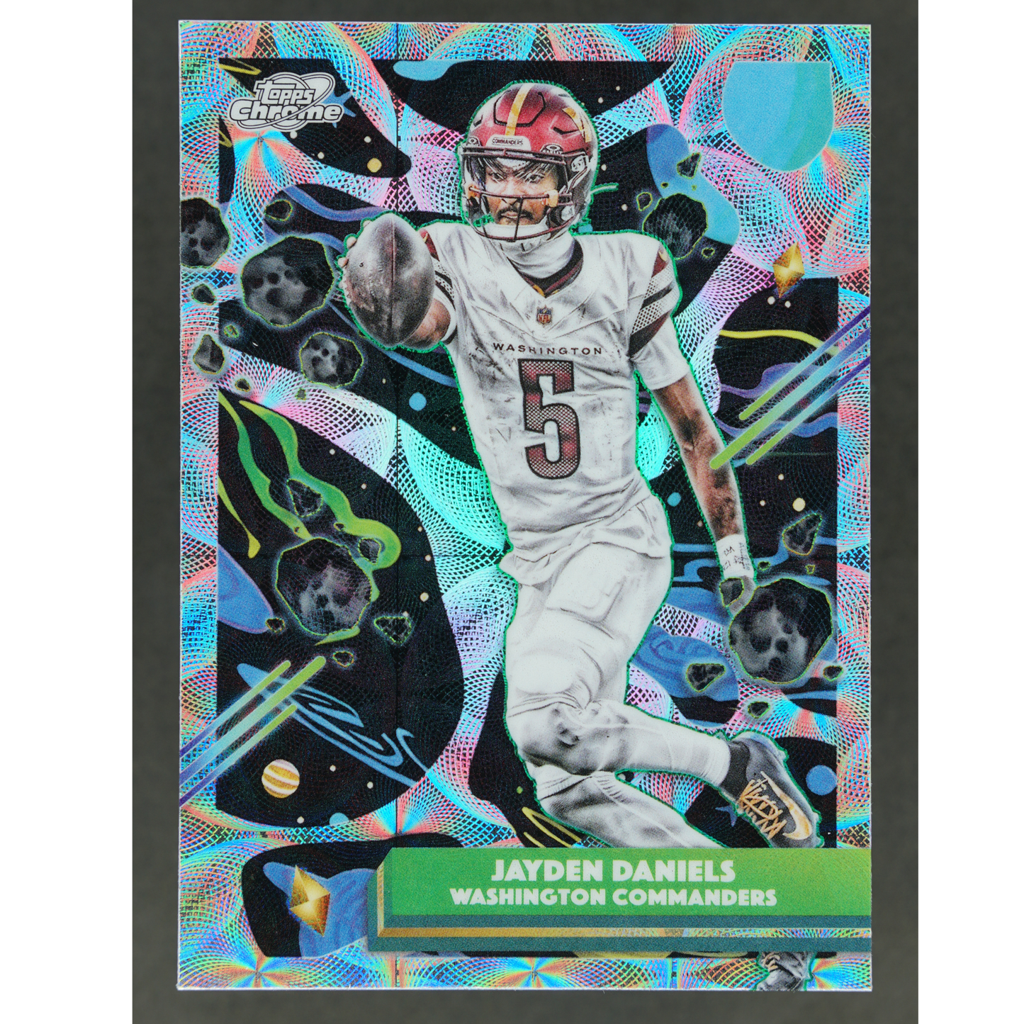 Jayden Daniels 2025 Cosmic Nucleus Refractor #98