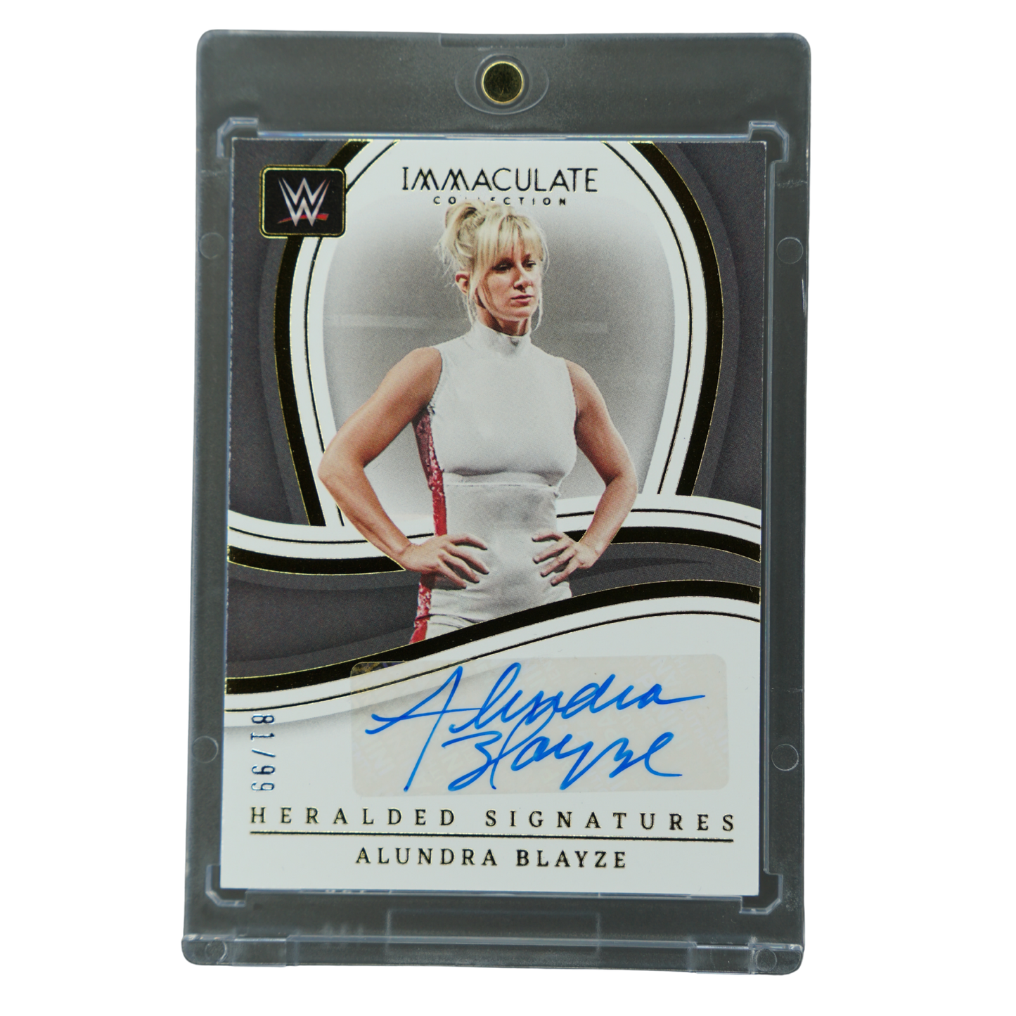 Alundra Blayze 2023 Immaculate Heralded Signatures Auto 81/99 #HS-ABZ