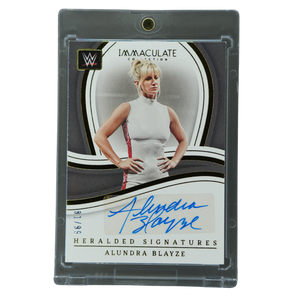 Alundra Blayze 2023 Immaculate Heralded Signatures Auto 81/99 #HS-ABZ