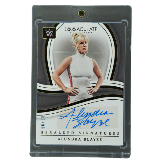 Alundra Blayze 2023 Immaculate Heralded Signatures Auto 81/99 #HS-ABZ