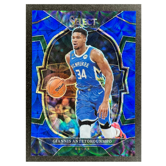 Giannis Antetokounmpo 2022 Select Blue Scope 8/249 #61