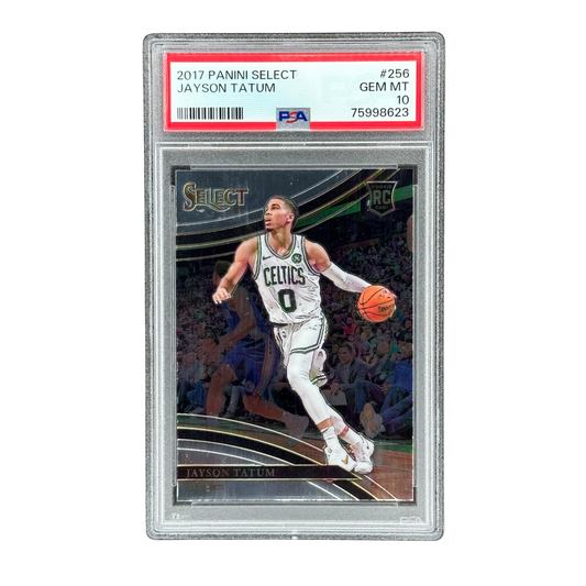 Jayson Tatum 2017 Select Courtside RC Rookie Card PSA 10 #256