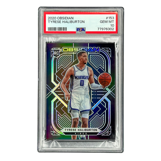 Tyrese Haliburton 2020 Obsidian RC PSA 10 #153