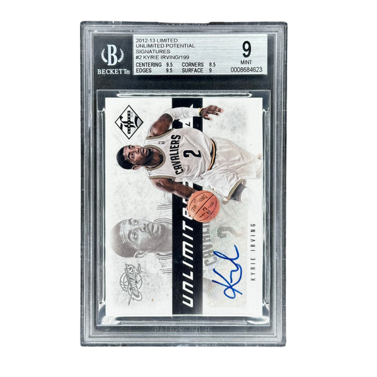 Kyrie Irving 2012 Limited Unlimited Potential Signatures RC Rookie Card Auto 175/199 BGS 9 #2