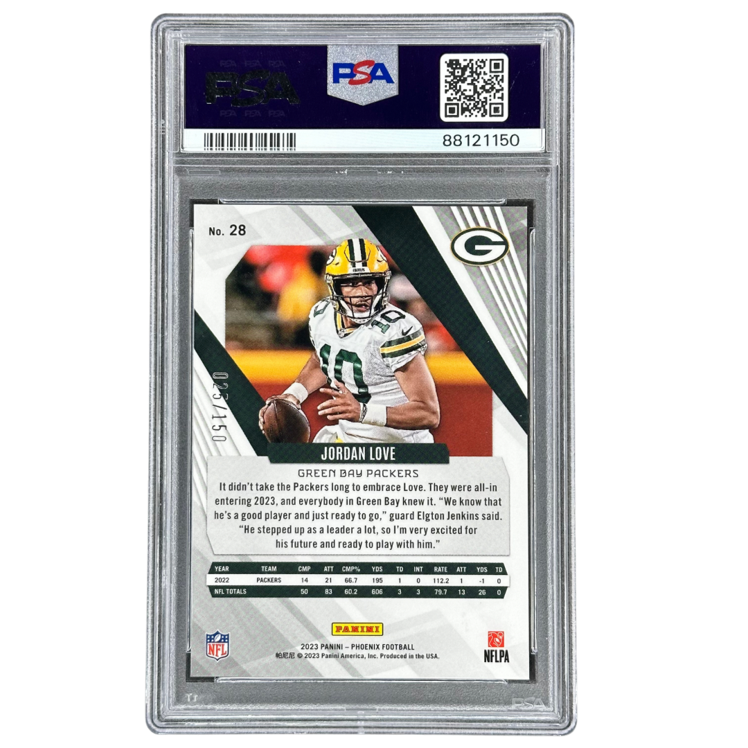 Jordan Love 2023 Phoenix Lava 25/150 PSA 10 #28