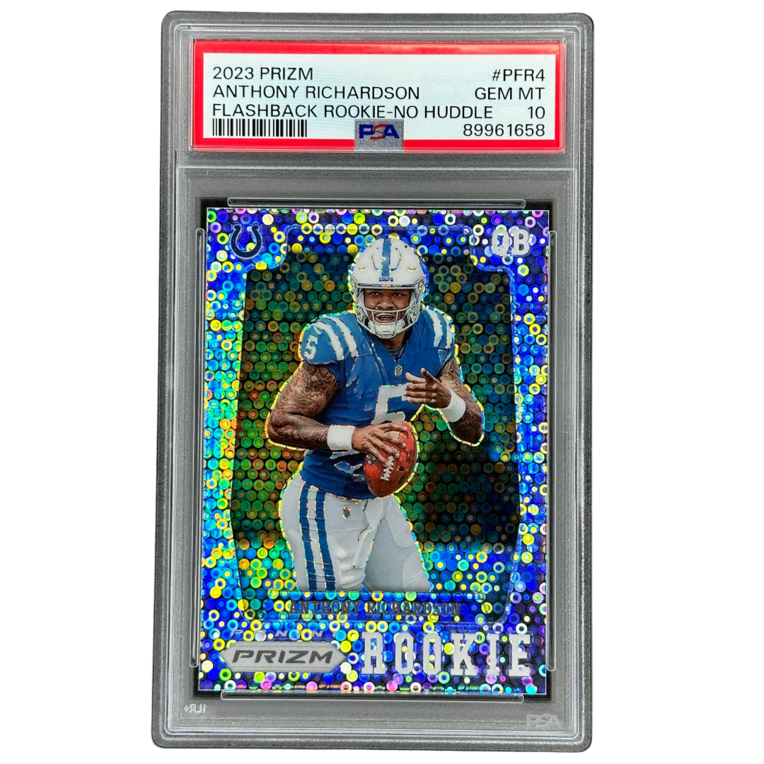 Anthony Richardson 2023 Prizm Flashback No Huddle RC Rookie Card PSA 10 #PFR4