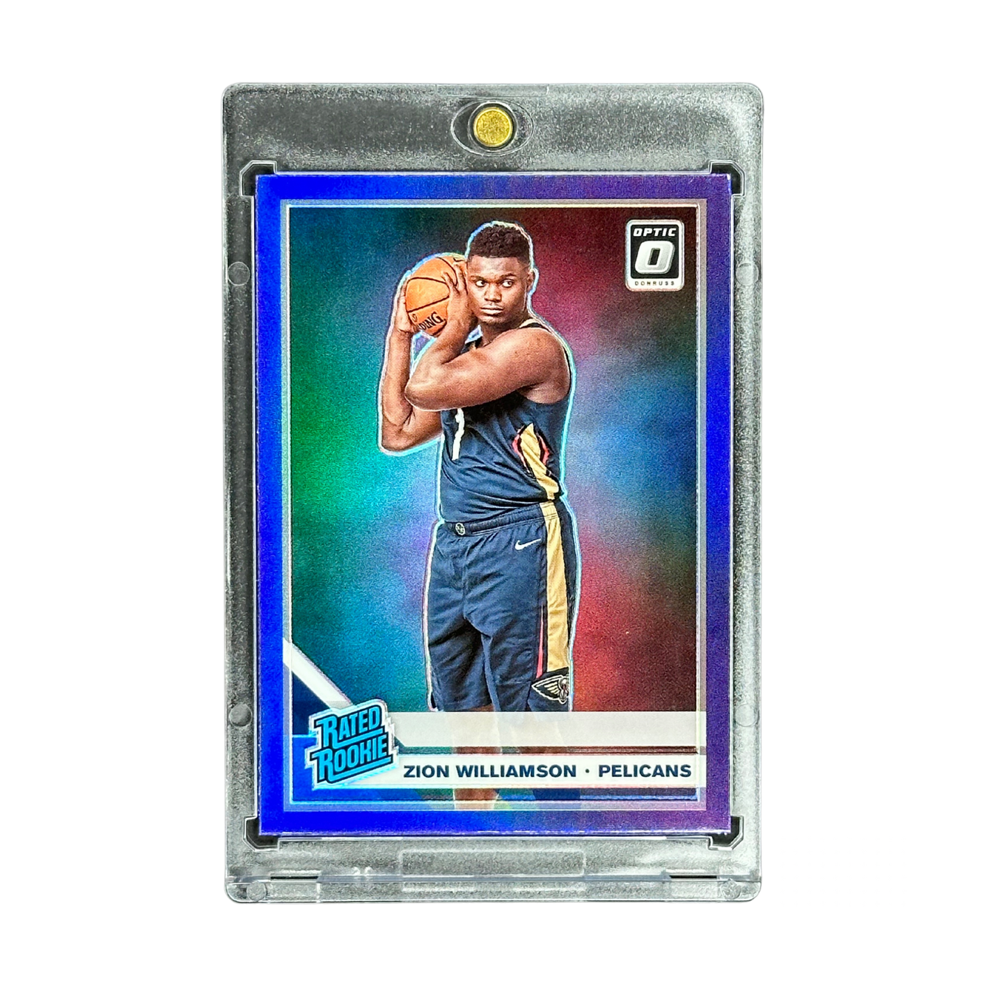 Zion Williamson Optic Purple Rated Rookie RC #158