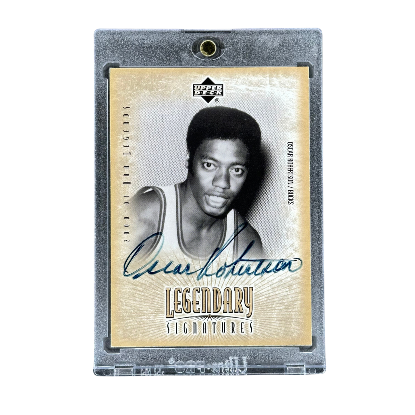 Oscar Robertson 2000-01 Upper Deck Legendary Signatures On Card Auto #OR