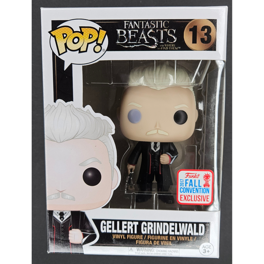 Gellert Grindelwald Funko Pop! Fantastic Beasts #13 2017 Fall Convention Exclusive