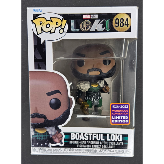 Boastful Loki Funko Pop! Loki #984 2020 Wondrous Convention Limited Edition