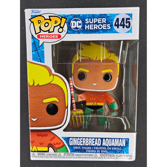 Gingerbread Aquaman Funko Pop! Heroes DC Super Heroes #445