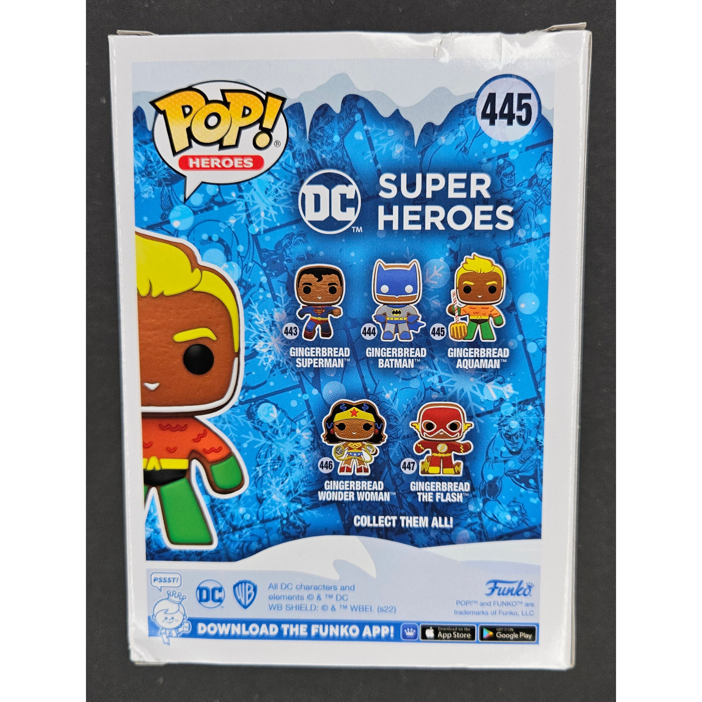 Gingerbread Aquaman Funko Pop! Heroes DC Super Heroes #445