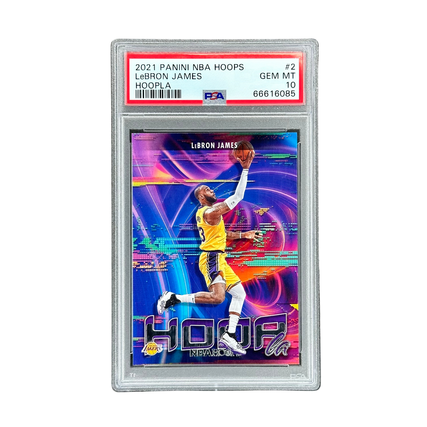 Lebron James 2021 Hoops Hoopla PSA 10 #2