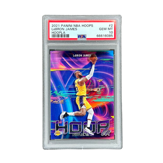 Lebron James 2021 Hoops Hoopla PSA 10 #2