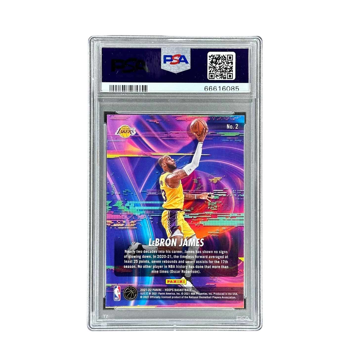 Lebron James 2021 Hoops Hoopla PSA 10 #2