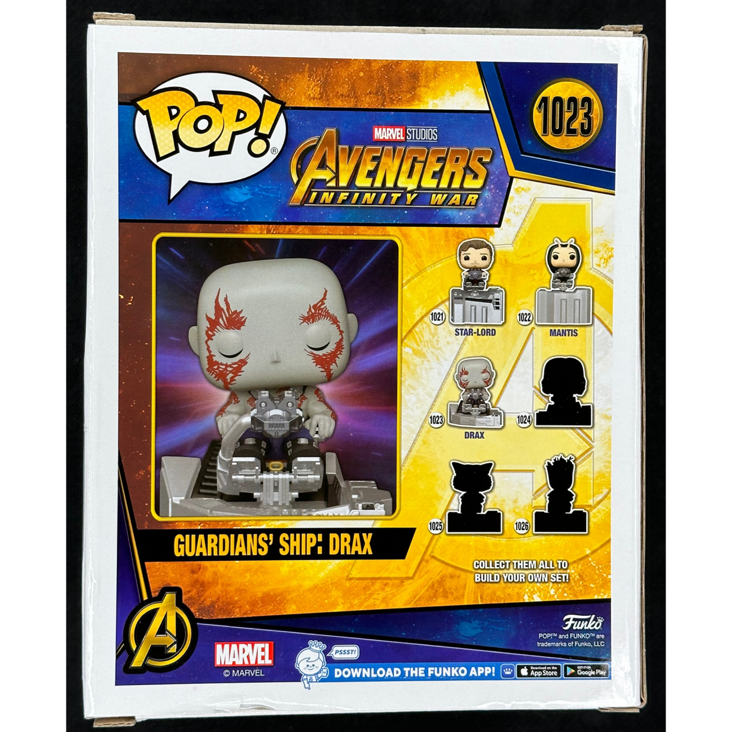 Guardians' Ship: Drax Funko Pop! Avengers Infinity was Special Edition #1023
