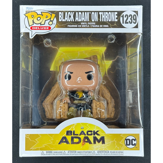 Black Adam on Throne Funko Pop! Deluxe DC Black Adam #1239