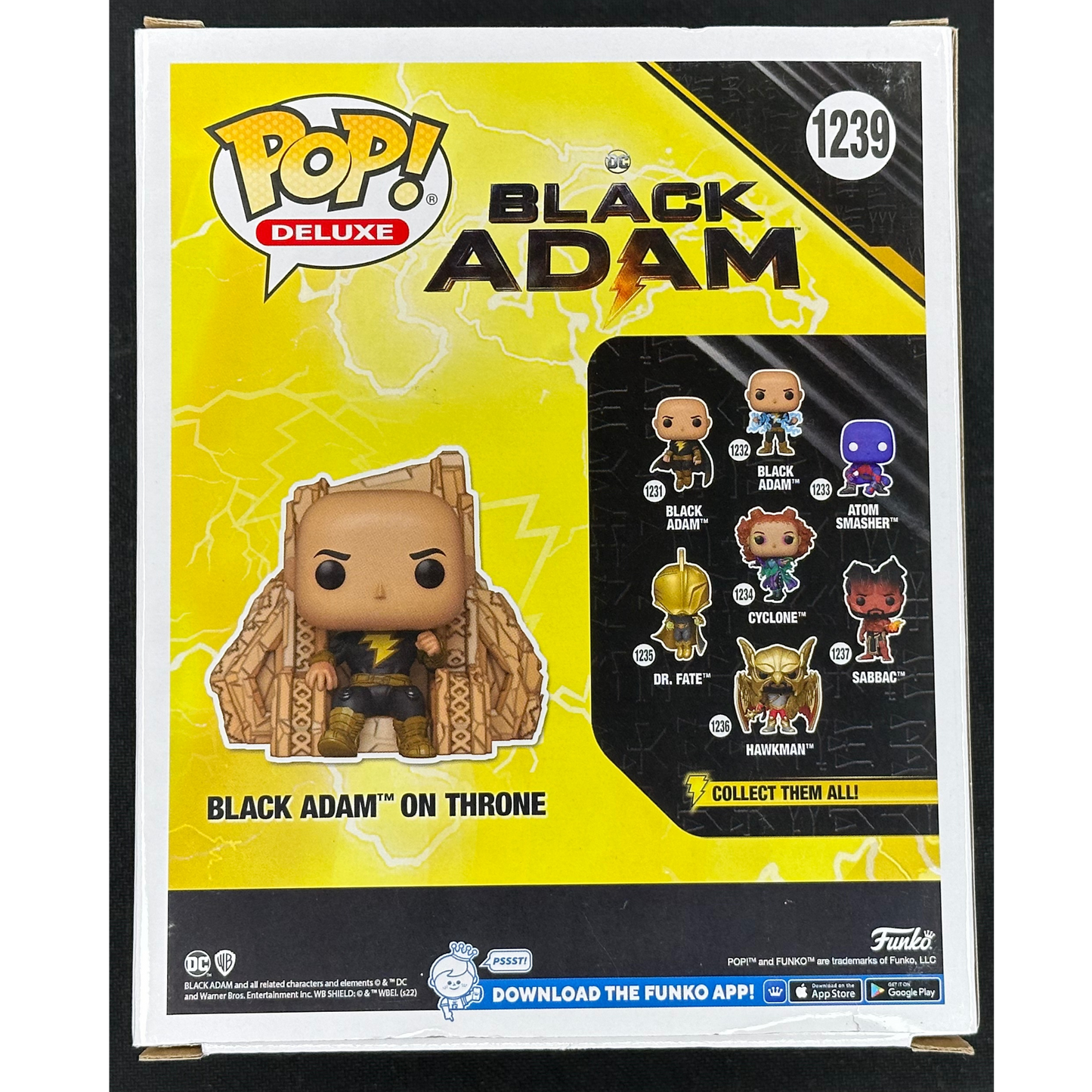 Black Adam on Throne Funko Pop! Deluxe DC Black Adam #1239