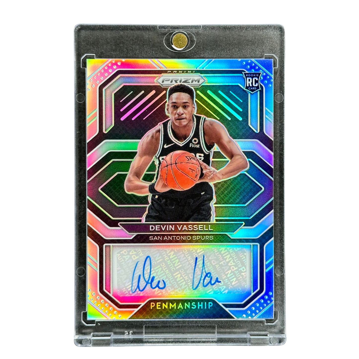 Devin Vassell 2020 Prizm Penmanship Silver RC Rookie Card #RP-DVS