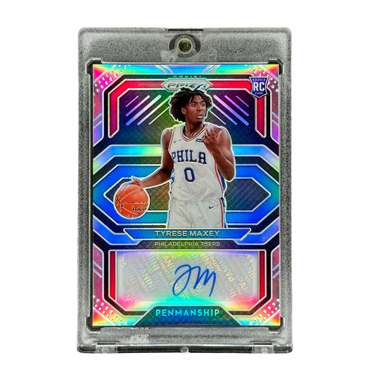 Tyrese Maxey 2020 Prizm Silver Auto RC Rookie Card #RP-TMX