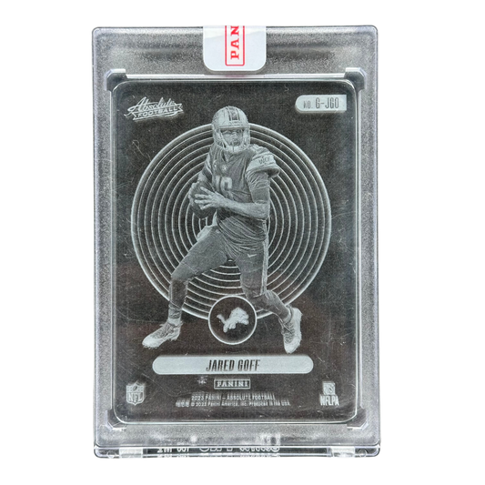 Jared Goff 2023 Absolute Glass Panini Sealed #G-JGO