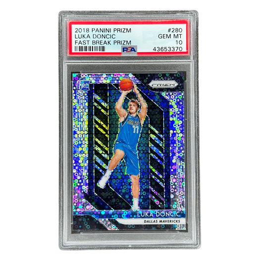 Luka Doncic 2018 Prizm Fast Break RC Rookie Card PSA 10 #280