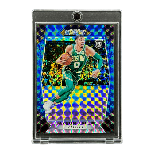 Jayson Tatum 2017 Prizm Mosaic Blue RC Rookie Card #20