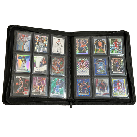 9-Pocket 3x4 Top Loader Binder für bis zu 216 Karten / Ordner für Trading Cards