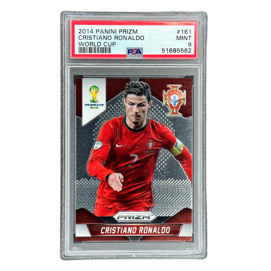 Christiano Ronaldo 2014 Prizm World Cup PSA 9 #161