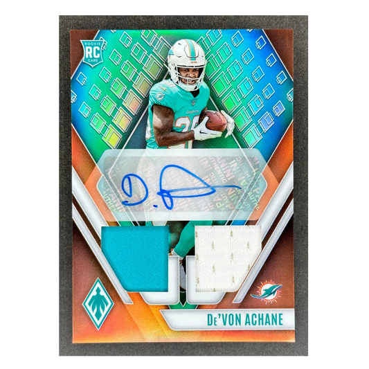 De‘Von Achane 2023 Phoenix RC Rookie Card Auto 51/125 #RAD-DA