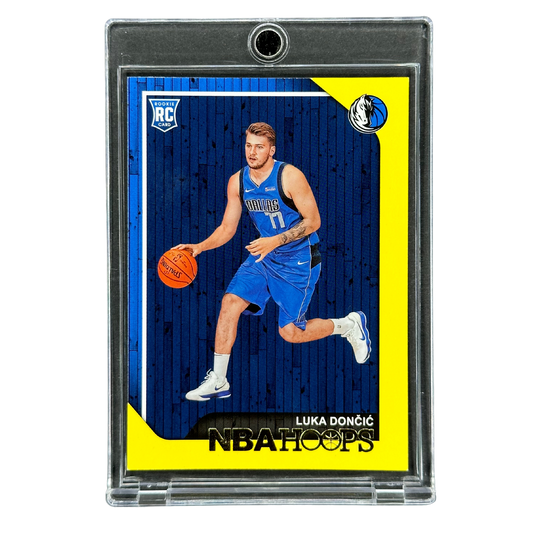 Luka Doncic 2018 Hoops Yellow RC Rookie Card #268