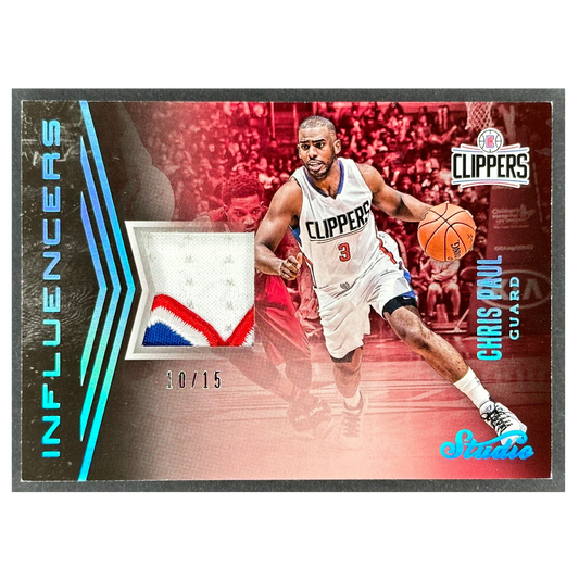 Chris Paul 2016-17 Studio Influencers Game Worn Patch 10/15 #15