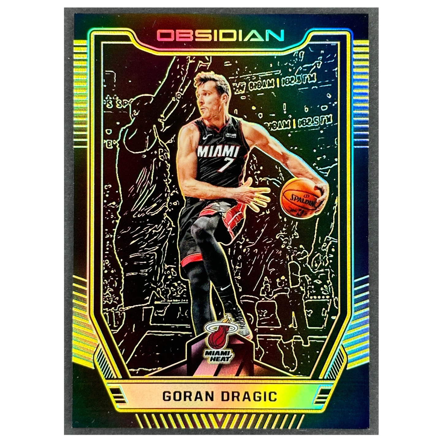 Goran Dragic 2018 Obsidian Gold 5/10 #1