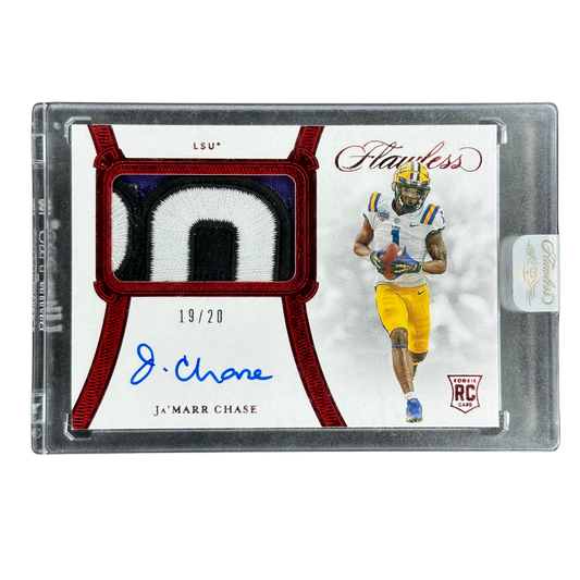 Ja‘Marr Chase 2021 Flawless Collegiate Flawless RPA 19/20 LSU Patch #4